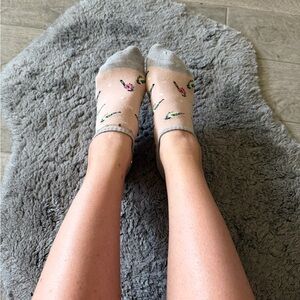 Cute cotton socks, size 8-10